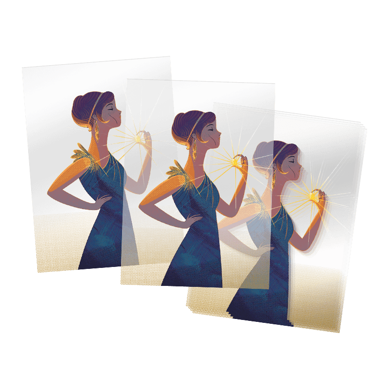 The Great Split: Custom Card Sleeves