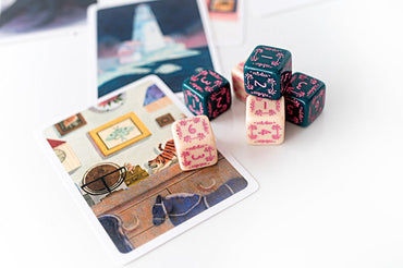 Brindlewood Bay: Suspect Cards and Needlepoint Dice