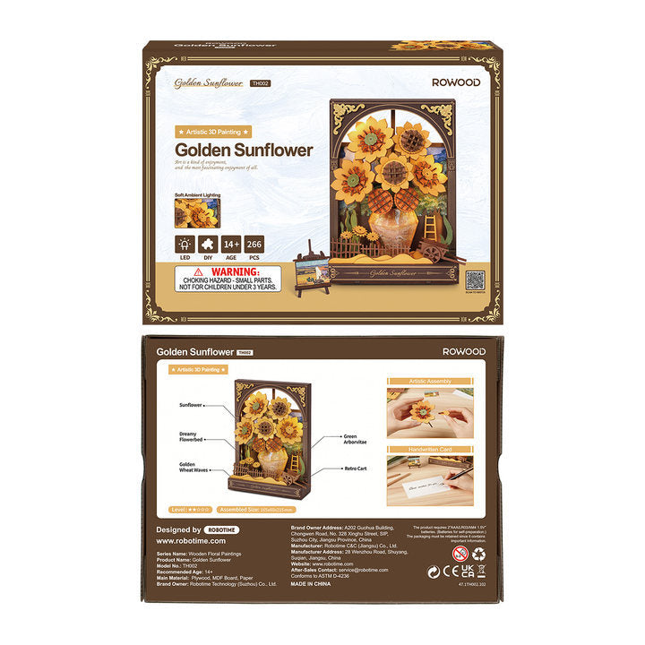 Model Rolife: Flower Golden Sunflower