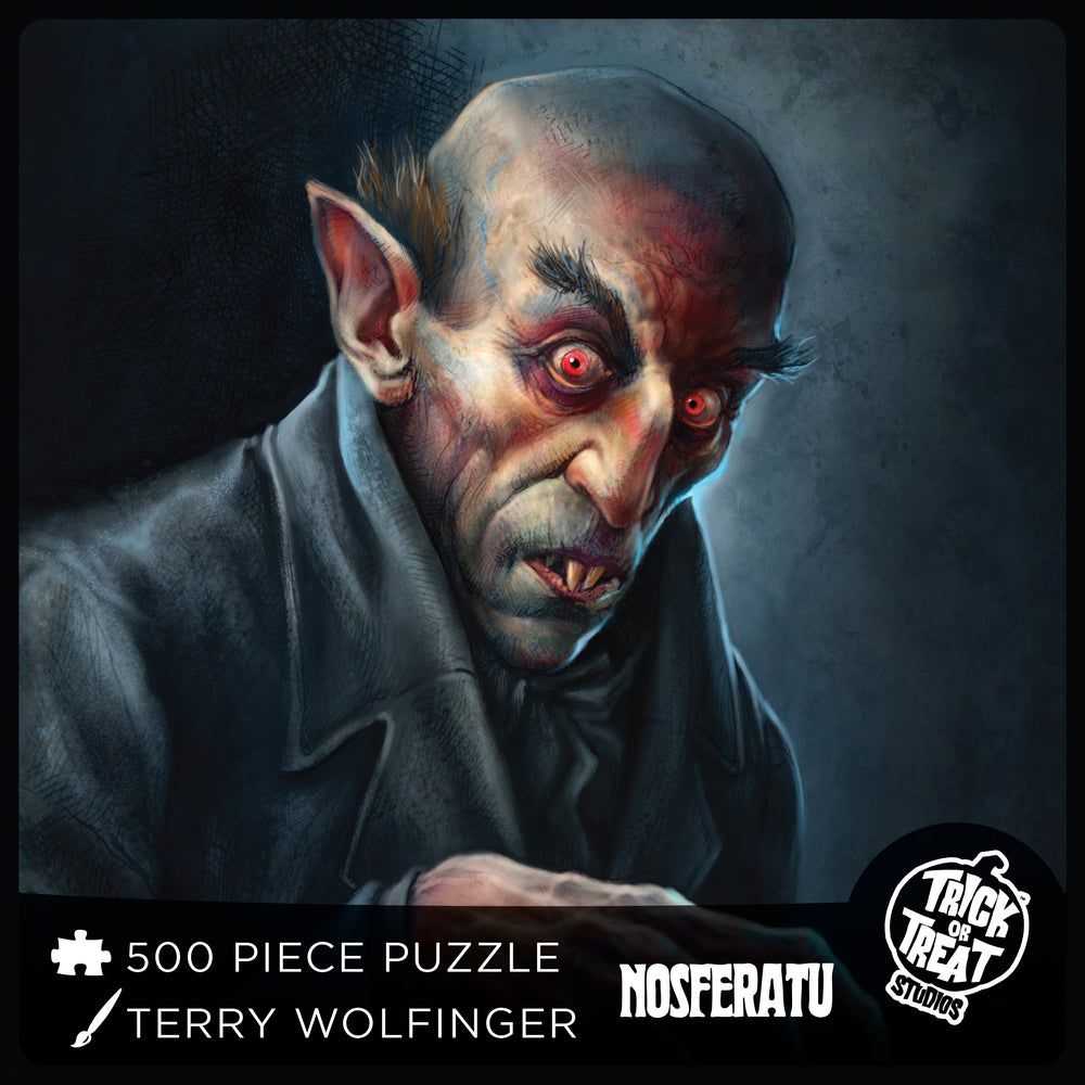 Puzzle Trick or Treat:  500 piece Nosferatu