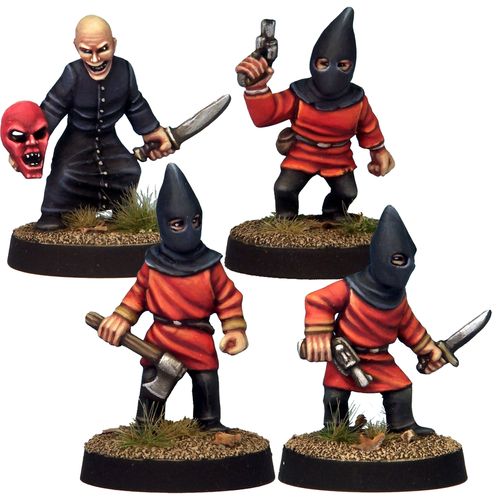 Mini Crooked Horror: Tcho-Tcho Cultists (4)