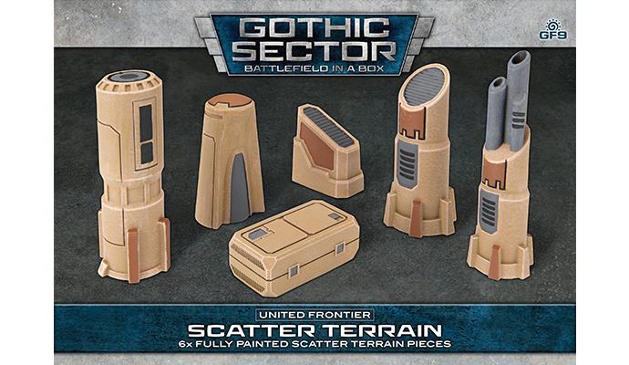 Terrain GF9: Gothic Sector: United Frontier Scatter Terrain (x6)