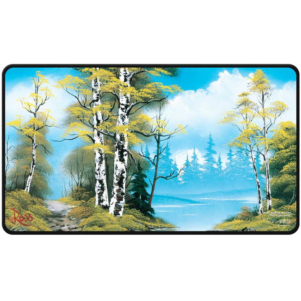 Playmat Bob Ross: Black Stitched