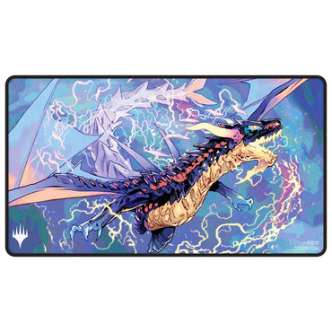 Playmat Magic the Gathering: Tarkir Dragonstorm Black Stitched