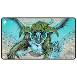 Playmat Magic the Gathering: Tarkir Dragonstorm Black Stitched