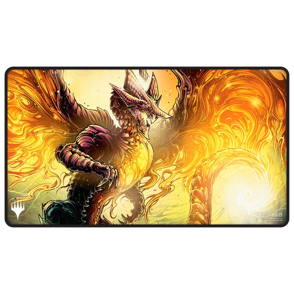 Playmat Magic the Gathering: Tarkir Dragonstorm Black Stitched