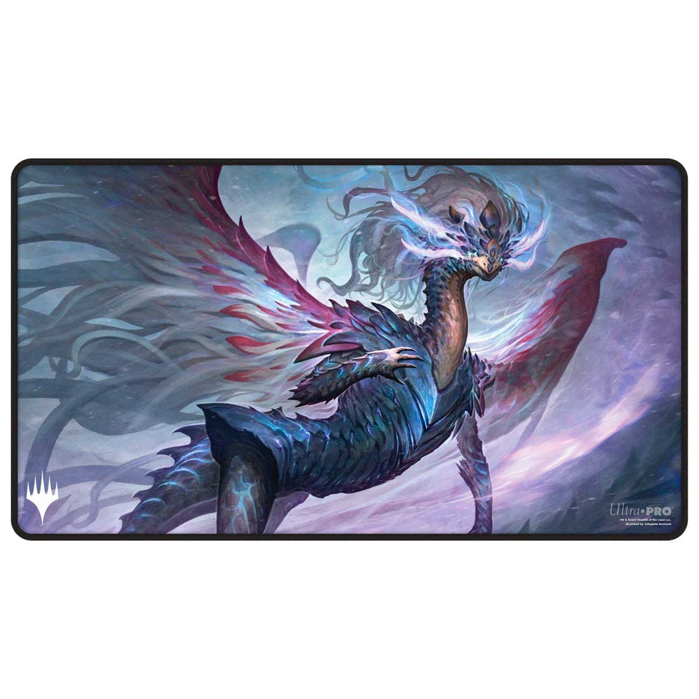 Playmat Magic the Gathering: Tarkir Dragonstorm Black Stitched