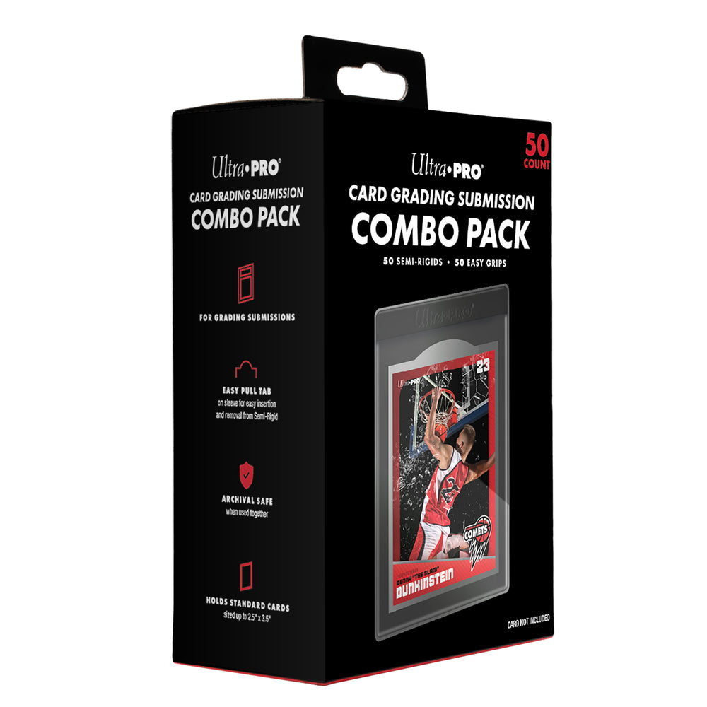 Card Sleeves: Grading Submission Combo- Standard (Semi-Rigid & Easy Pull Tab Sleeves)(50ct)