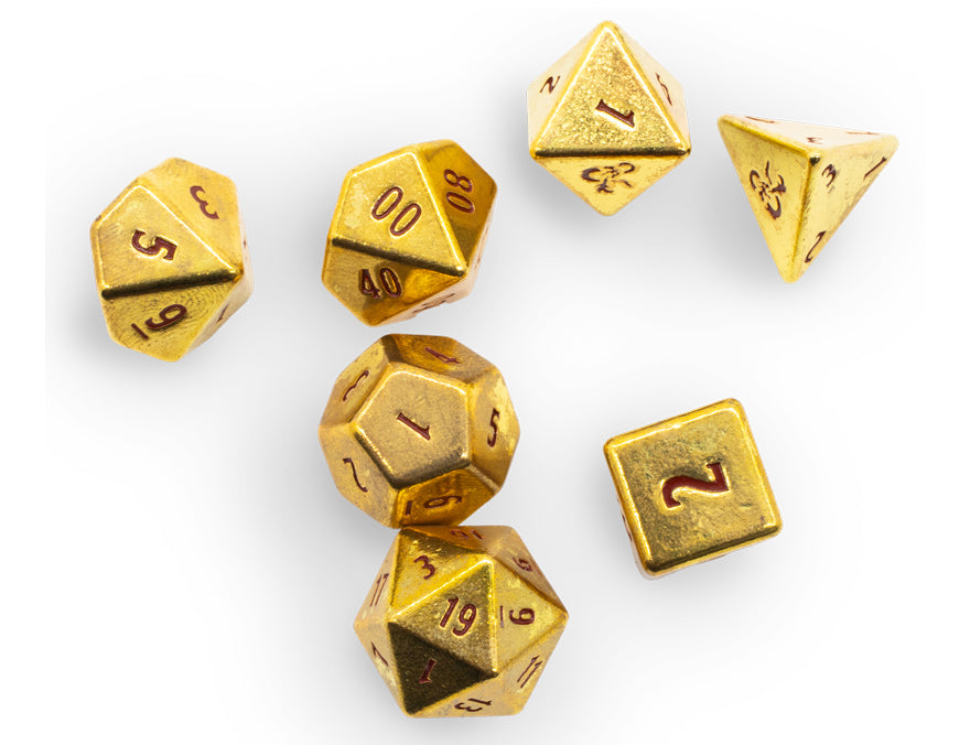 Dungeons & Dragons Ultra Pro: 50th Anniversary 7RPG Heavy Metal Dice