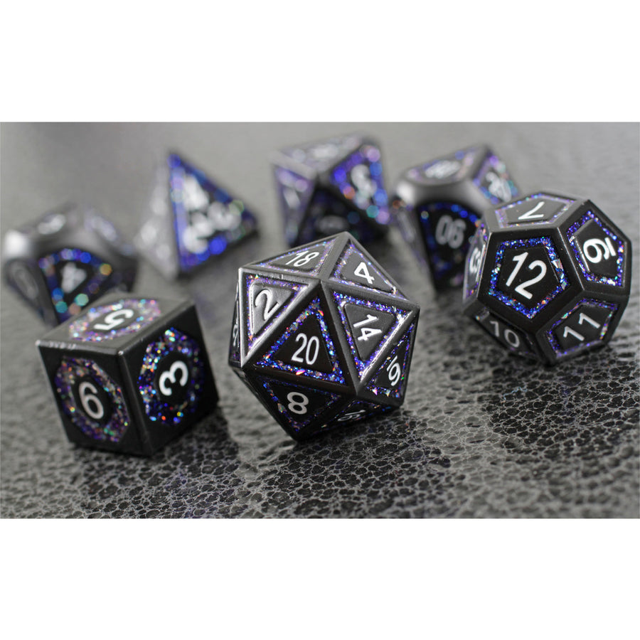 Dice Forged: Poly 7 set Futuristic