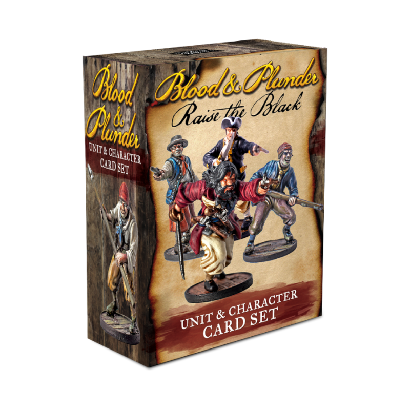 Blood & Plunder Raise the Black: Unit & Character Card Box
