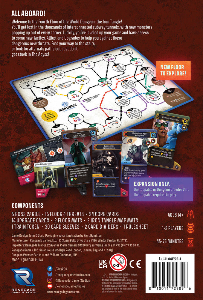 Dungeon Crawler Carl Unstoppable: Iron Tangle Expansion