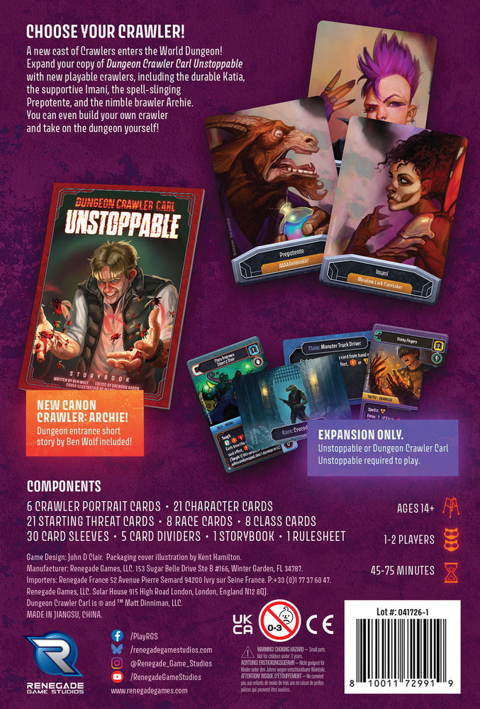 Dungeon Crawler Carl Unstoppable: Chaos Expansion