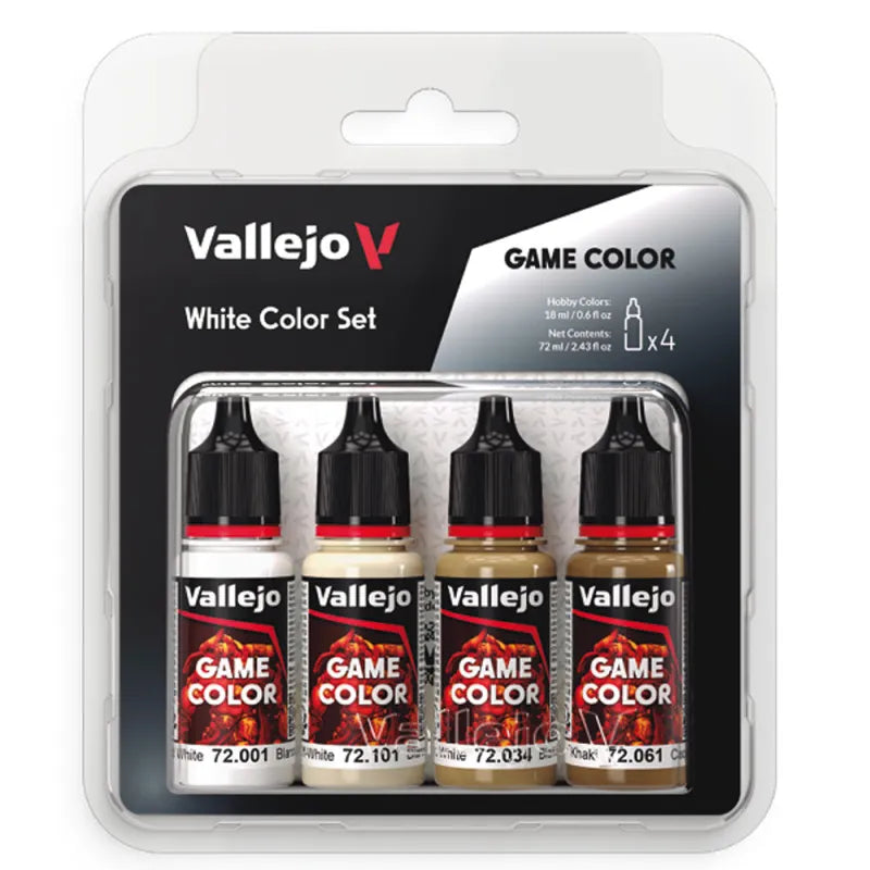 Paint Vallejo Game Color Set: 4 Color Set, 18 ml.