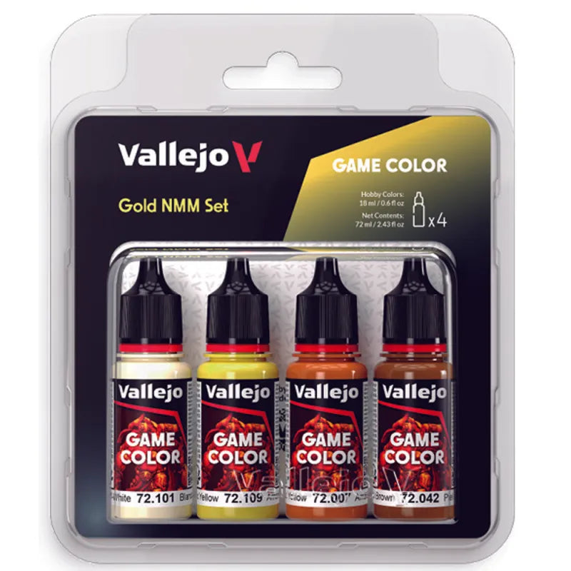 Paint Vallejo Game Color Set: 4 Color Set, 18 ml.