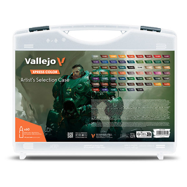 Paint Vallejo: Game Color: Xpress Color Case: Artist's Selection Case (60)