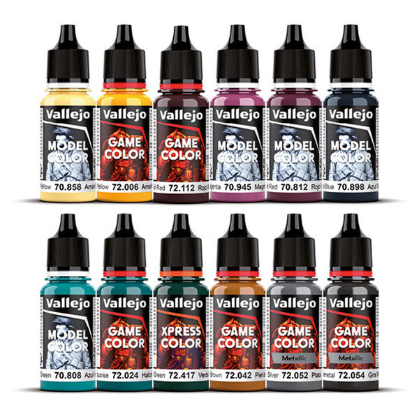 Paint Vallejo: Game Color Set: Dark Future Set By Squidmar Miniatures (12)