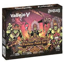 Paint Vallejo: Game Color Set Squidmar Miniatures - Fantasy Paint Set (12 Colors) 18 ml