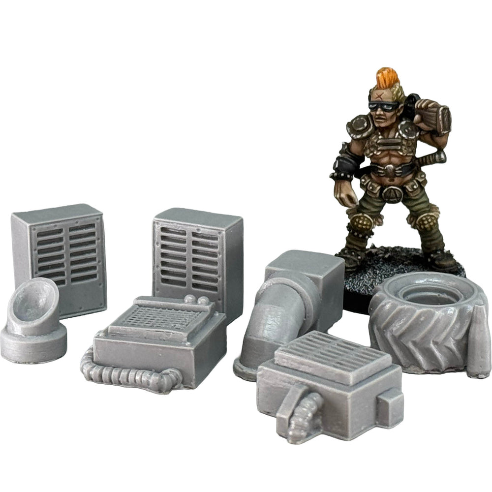 Mini Terrain Crooked: Vents & Greebles