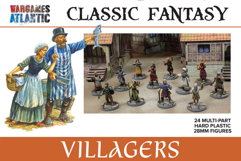Mini Wargames Classic Fantasy: Villagers