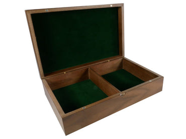 Chess Box Walnut Divided - Fits 4.25in King