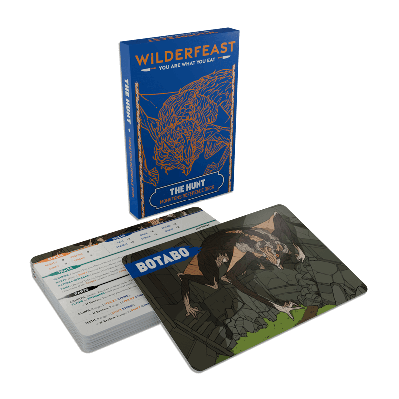 Wilderfeast: The Hunt - Monsters Reference Deck