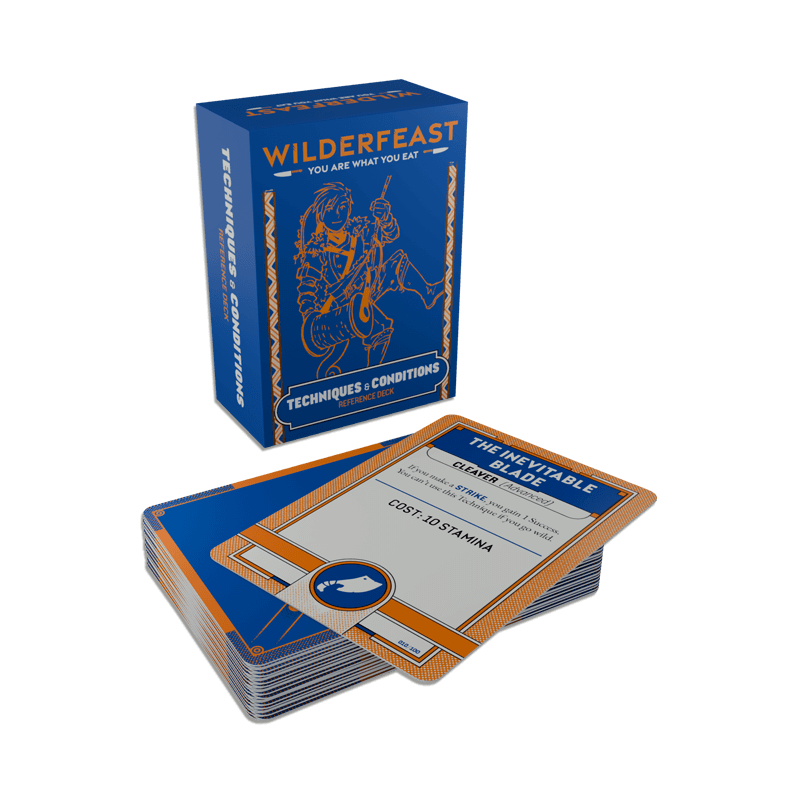 Wilderfeast: Techniques and Conditions Reference Deck
