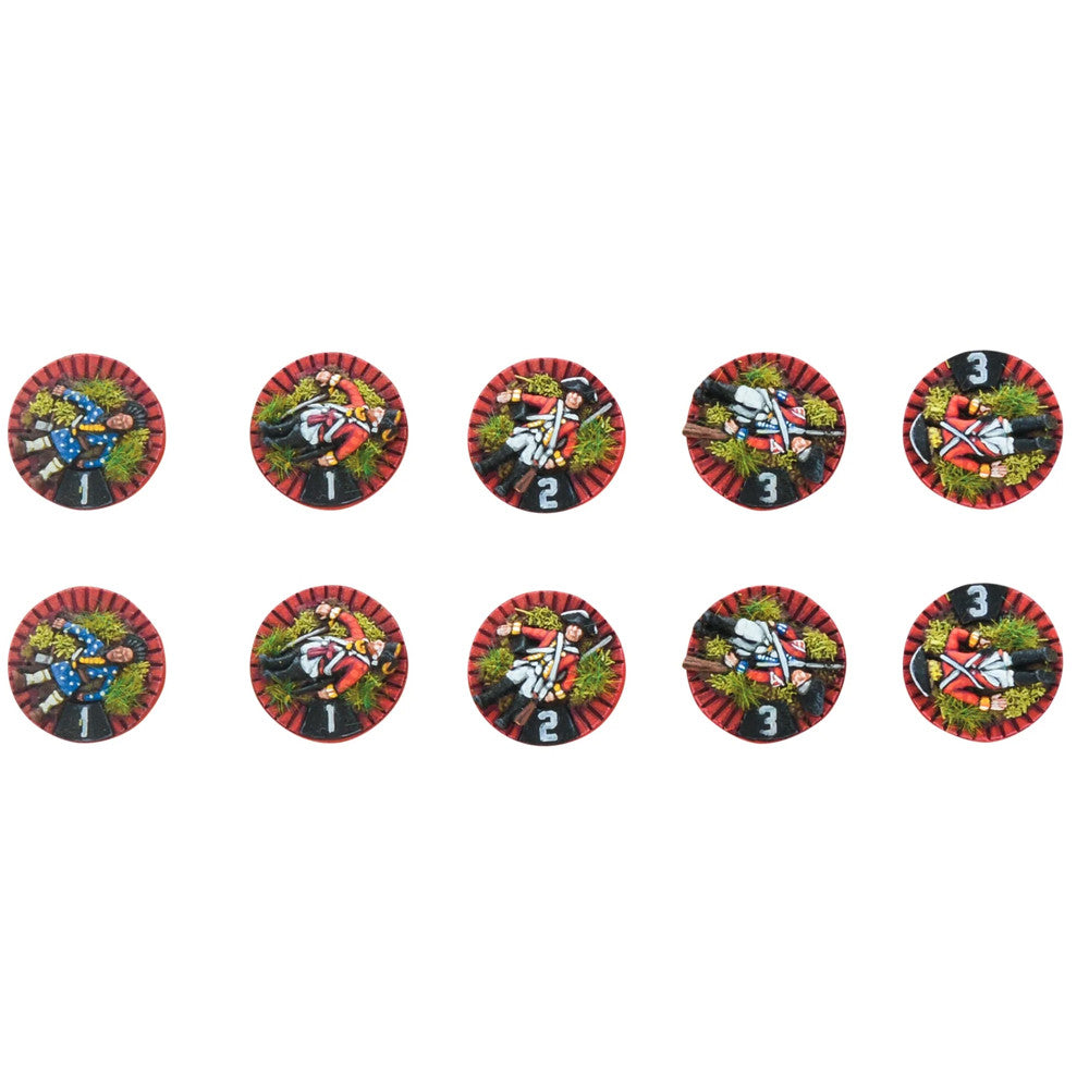 Black Powder Epic Battles: Revolution! Casualty Markers (15mm)