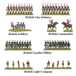 Black Powder Epic Battles: Revolution! British Army Brigade (15mm)
