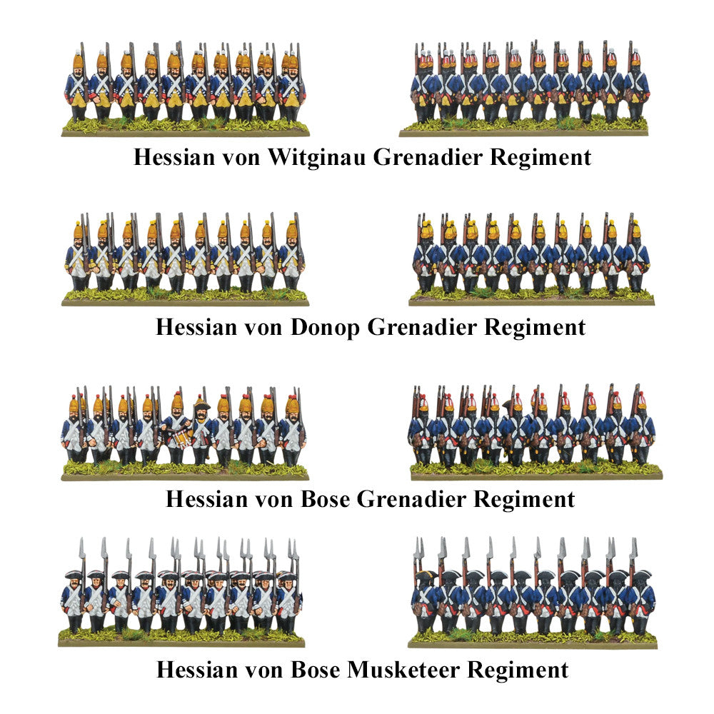 Black Powder Epic Battles: Revolution! Hessians & Allies Brigade (15mm)