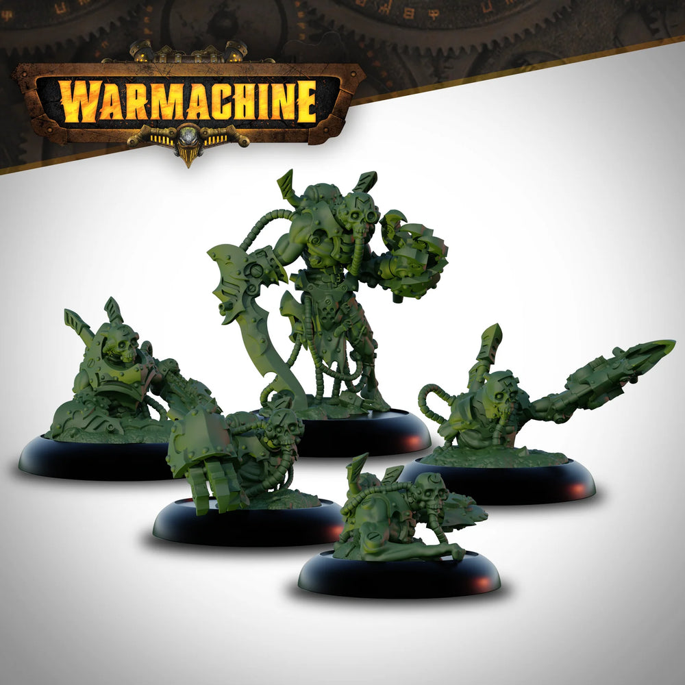 Warmachine: Cryx Necrofactorium Unit - Mechanithrall Swarm C