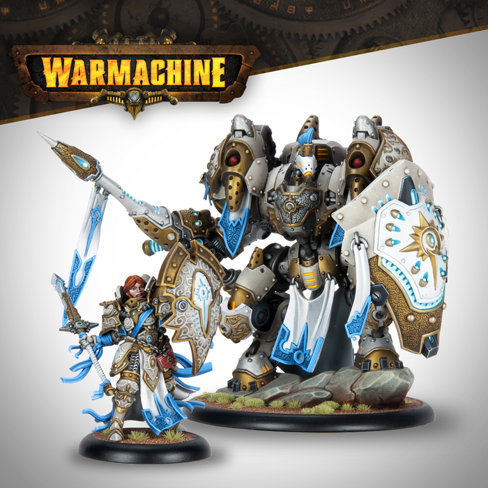 Warmachine: Mercenary Character Solo & Character Super-Heavy Warjack - Constance Blaize & Gallant