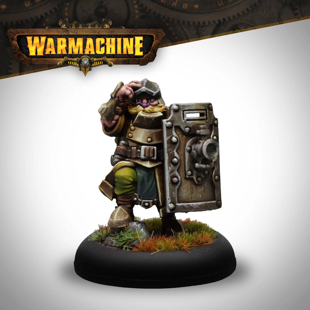 Warmachine: Mercenary Character Solo - Captain Barl "Demolisher" Dunax