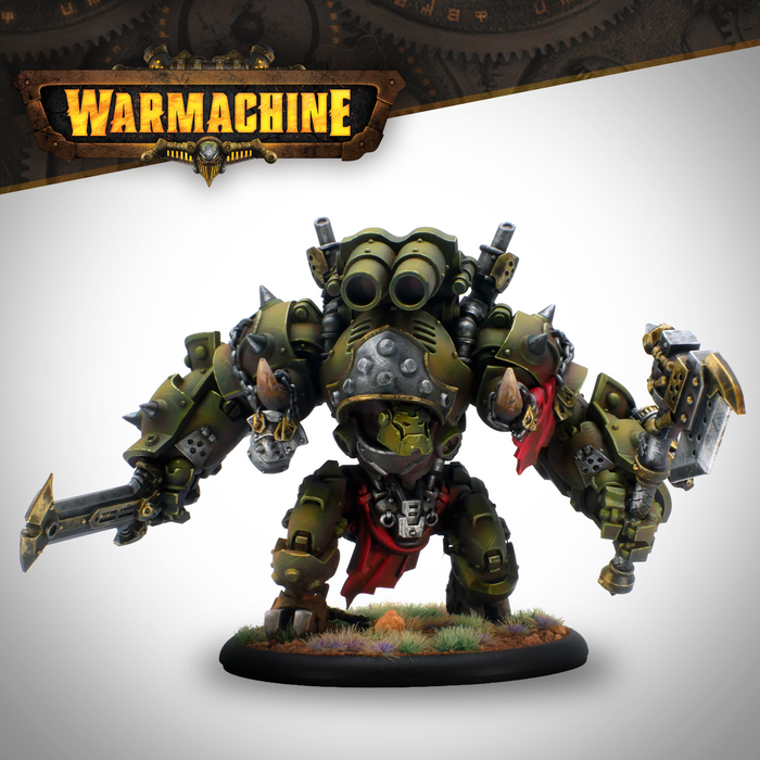 Warmachine: Southern Kriels Kithguard Solo & Super-Heavy Warjack - Journeyman & Ramhead