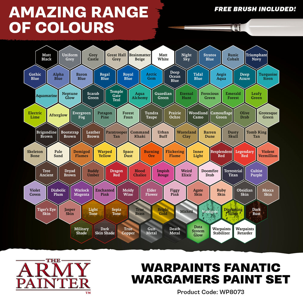Paint Army Painter: Warpaints Fanatic: Wargamers Paint Set