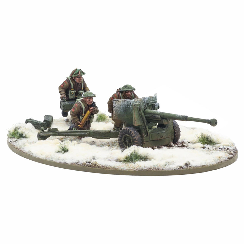 Bolt Action: British 6 pdr Anti-Tank Gun with Infantry Crew (Winter)