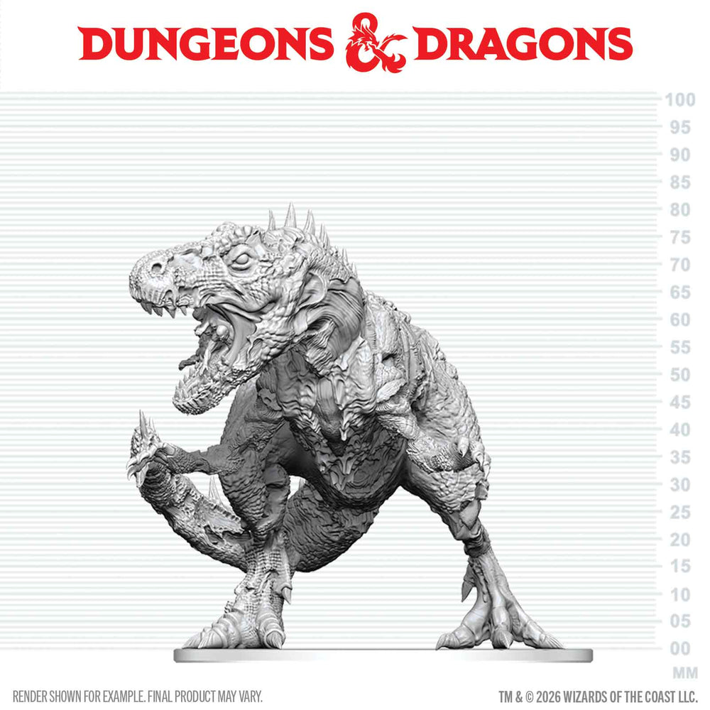Mini Dungeons & Dragons - Nolzur's Marvelous: Tyrannosaurus Zombie