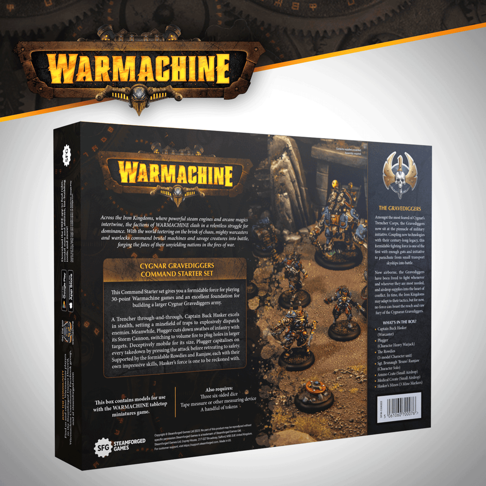 Warmachine: Cygnar Command Starter - Gravediggers