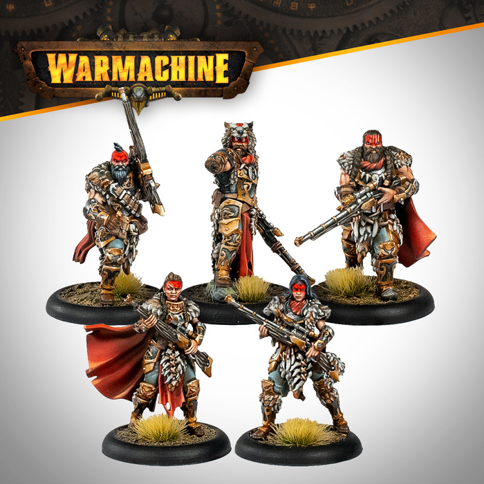 Warmachine: Khador Old Umbrey Unit - Liegemen Hunters