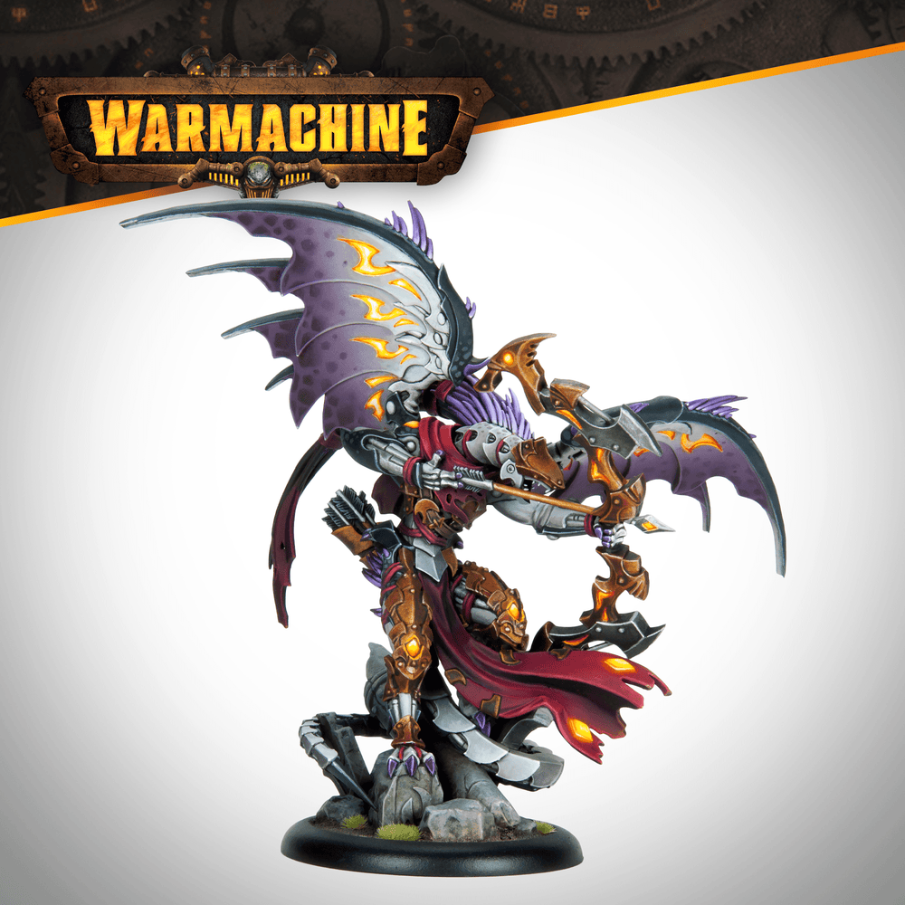Warmachine: Khymaera Shadowflame Shard Warlock - Lylyth, the Raven Vengeance