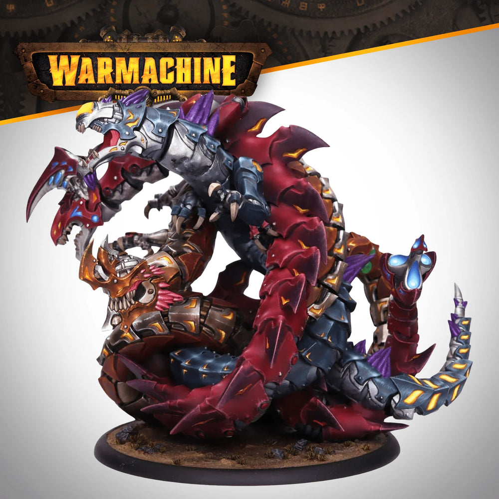 Warmachine: Khymaera Shadowflame Shard Gargantuan Warbeast - Trikhymaerax