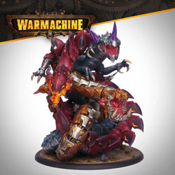 Warmachine: Khymaera Shadowflame Shard Gargantuan Warbeast - Trikhymaerax