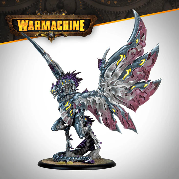 Warmachine: Khymaera Shadowflame Shard Super-Heavy Warbeast - Wyvern