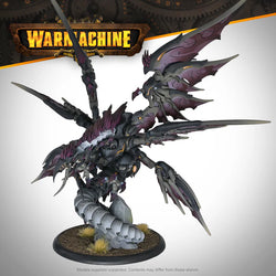 Warmachine: Khymaera Shadowflame Shard Super-Heavy Warbeast - Shadow Seraph