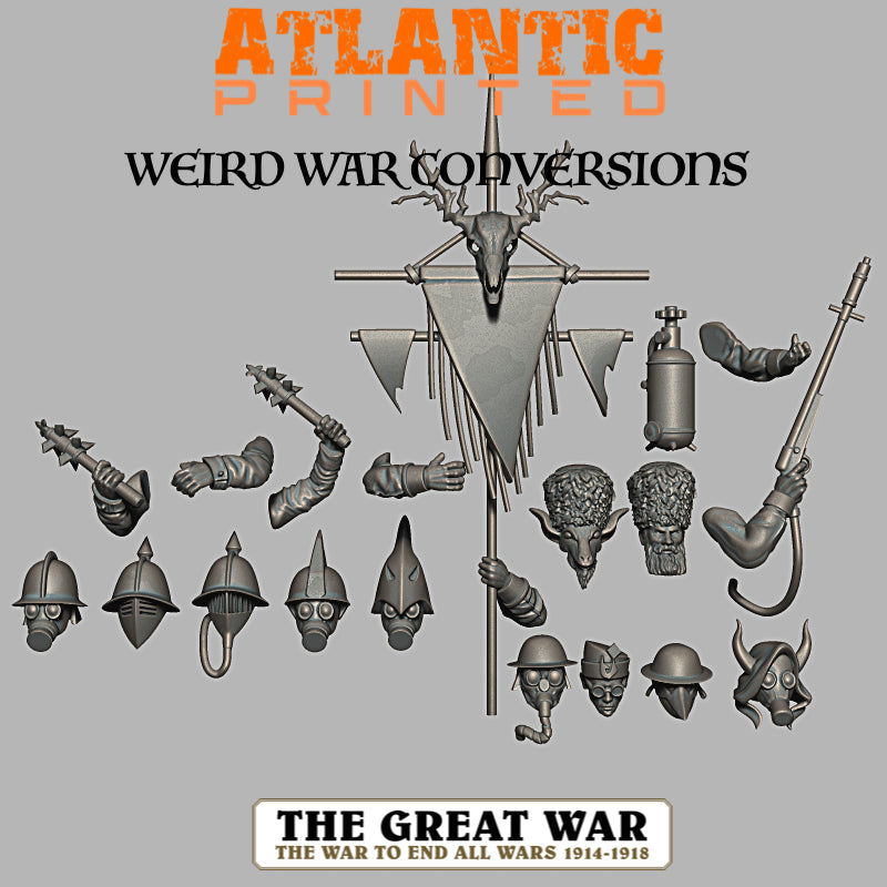 Mini Wargames World Wars: Weird War Conversion Bits