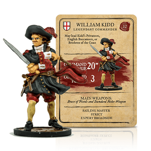 Blood & Plunder: Solo English - William Kidd Legendary Commander