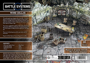 Terrain Battle Systems: Fantasy Dungeon Wine Cellar