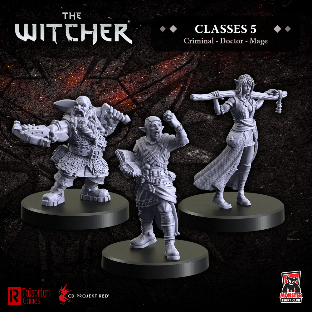 The Witcher RPG: Mini - Professions 5 - Criminal, Doctor, Mage