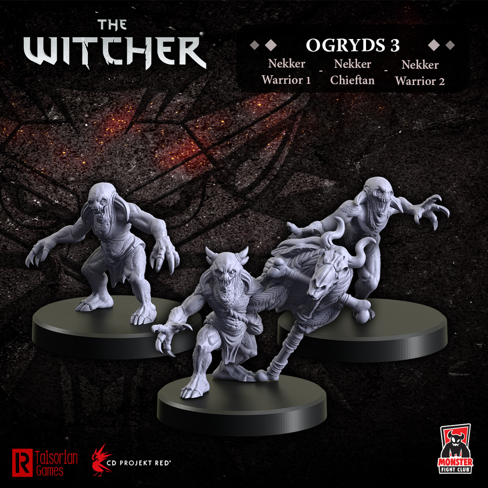The Witcher RPG: Mini - Ogryds 3 - Nekker Warriors