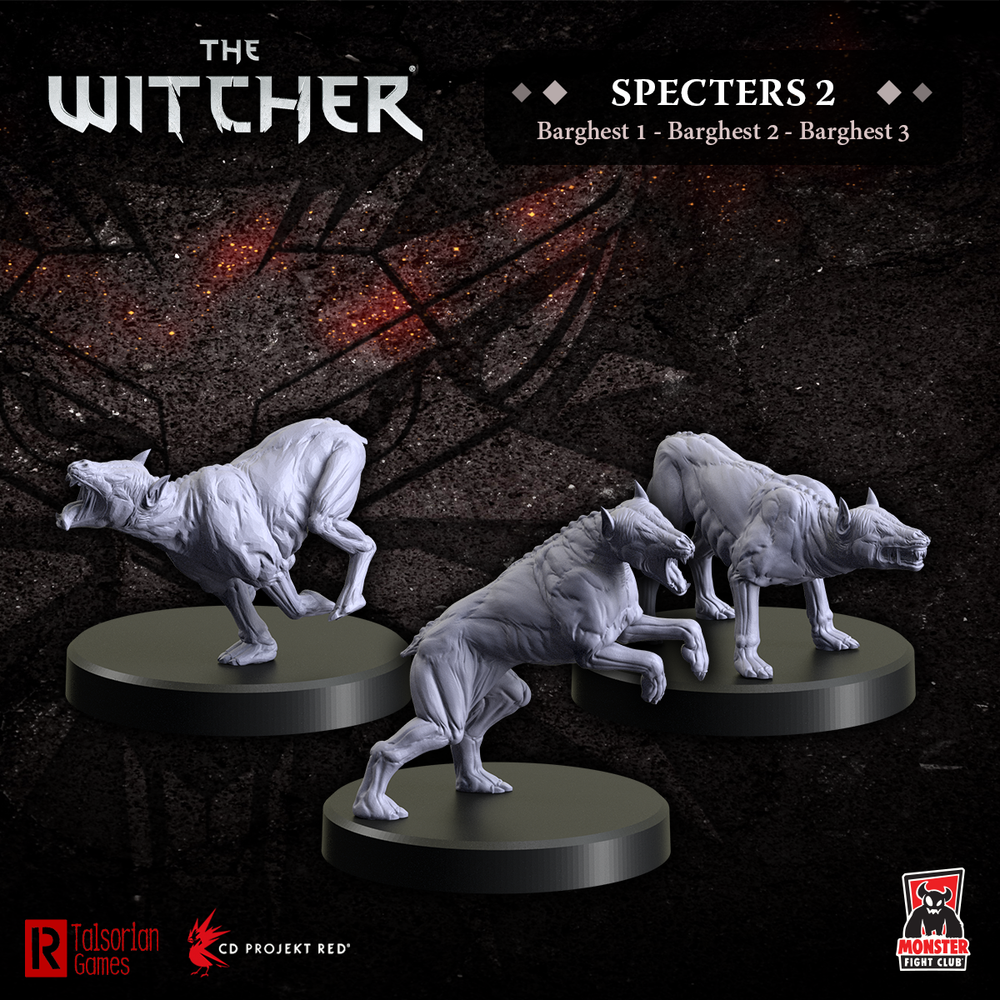 The Witcher RPG: Mini - Specters 2 - Barghests